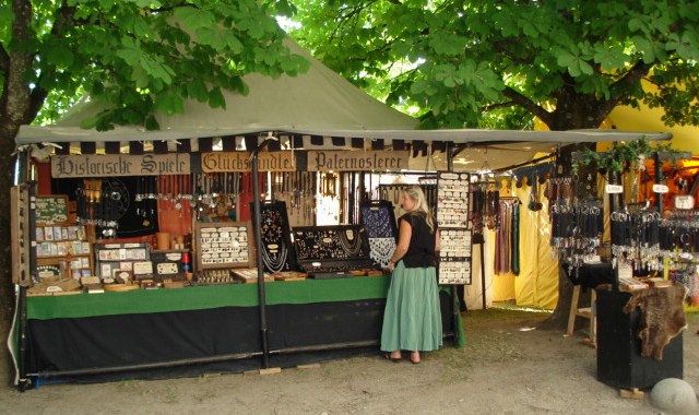 Marktstand in Burghausen