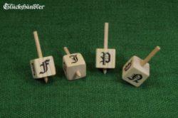 Dreidel / Toton Mittelalterliches Glückspiel