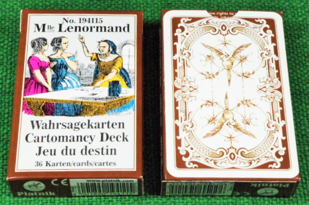 36 Zigeuner Karten Wahrsager ND.1890 Tarot Mlle Lenormand Orakel Wahrsagekarten 