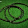Lederband schwarz 4mm mit Edelstahlverschluss