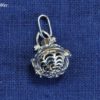 Bisamapfel in Silber -rund- klein