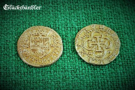 Münzen - Spanien , Dublonen, Escudos , Repliken. goldfarbig