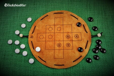 Queah-Beutelspiel-Leder-gross-d23-mit-Spielsteinen