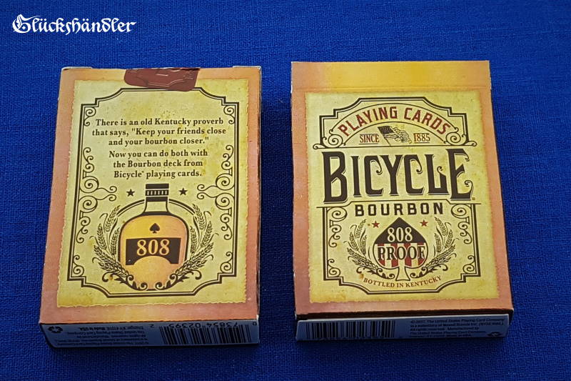 Bicycle Bourbon - Poker Karten - Verpackung