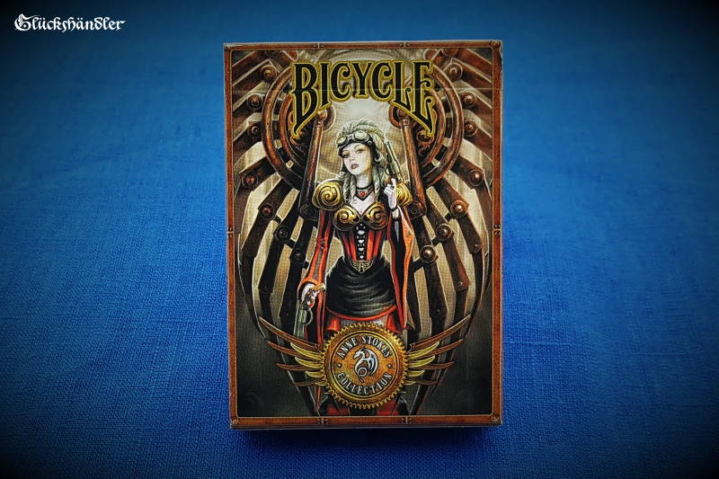 Bicycle -Spielkarten - Steampunk von Anne Stokes - Verpackung