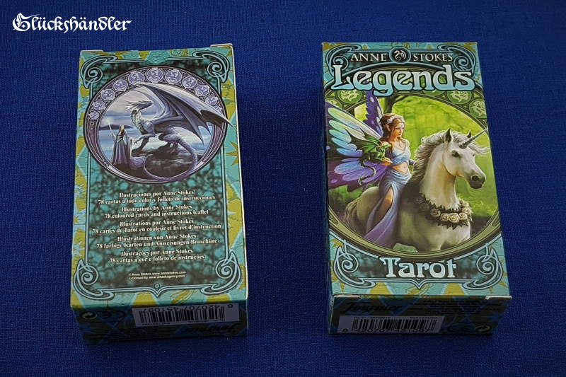 Legends Tarot by Anne Stokes - Packaging