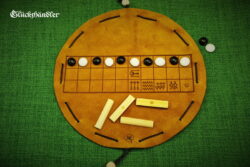 Senet-Beutelspiel-aus-Leder-Spielsteine-Glas-schwarz+weiss.