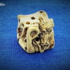 Drachen - Würfel Größe 20 x 20mm elfenbeinfarbig