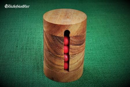 Kugelturm, Kugelpuzzle aus Holz