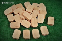 30 Runen-Rohlinge aus Holz