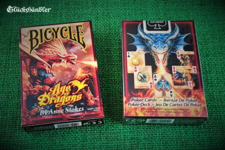 Spielkarten-Bicycle-Age of Dragons von Anne Stokes-Verpackung