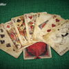 Vintage Spielkarten von Bicycle 8 Karten